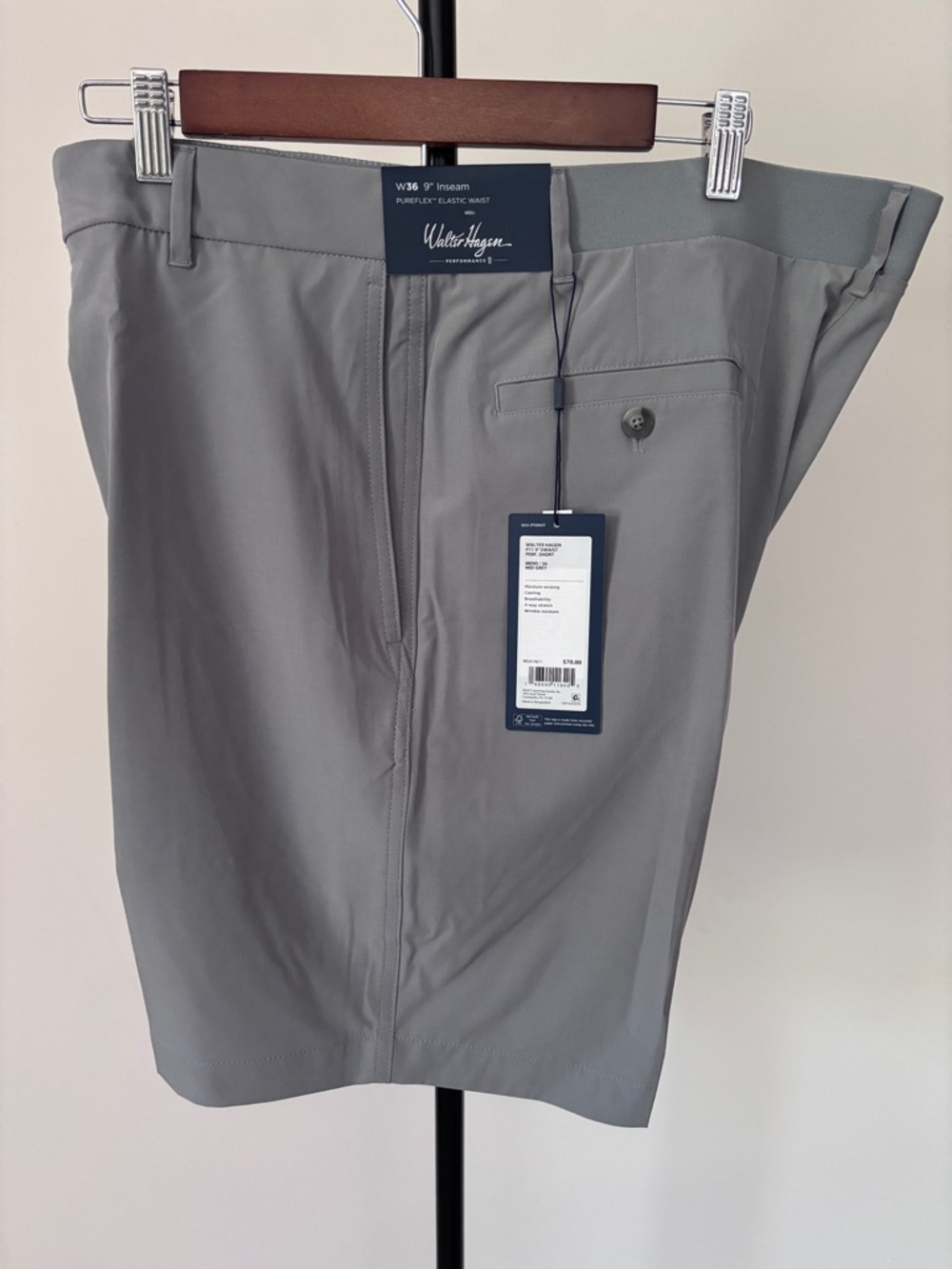 Walter Hagen Men's Performance 11 PureFlex 9" Golf Short